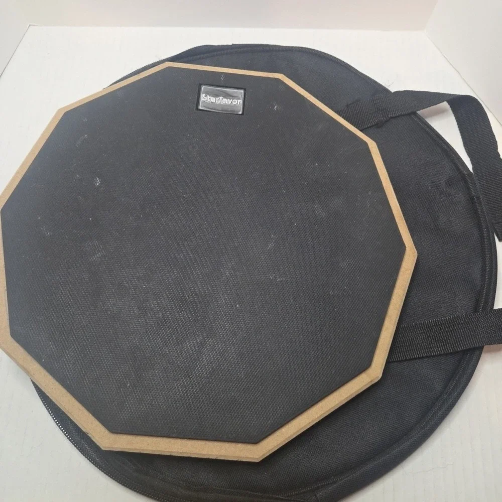 Starfavoe Drum Practice Pad‎ Approx 12-Inch Double-Sided